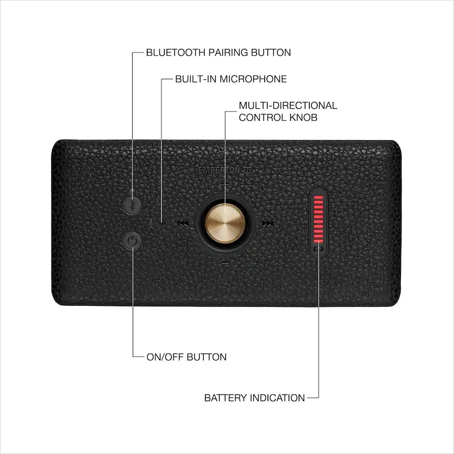 Refurbished - EMBERTON III BLACK AND BRASS (VN)