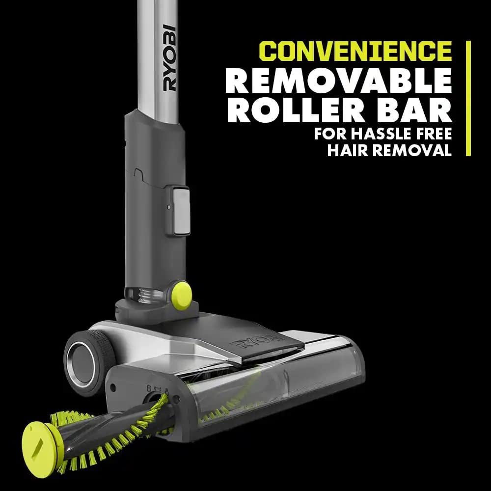 Used - RYOBI ONE+ 18V Cordless Stick Vacuum Cleaner Kit with 4.0 Ah Battery and Charger