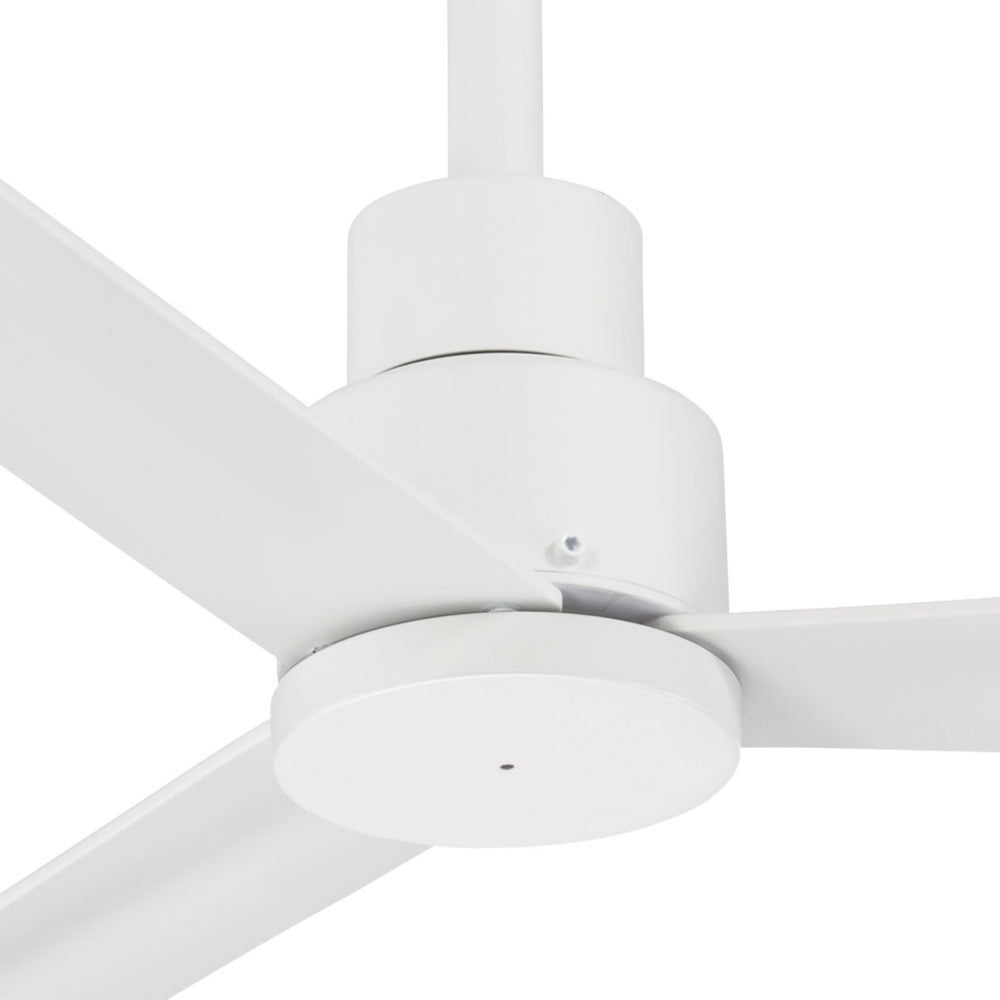 Open Box - MinkaAire F787-WHF 3 Blade 52" Simple Outdoor Ceiling Fan - Remote and Blades Included