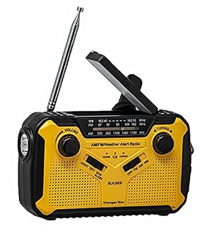 New - Kaito Voyager Am/fm/sw Radio - Yellow, 17 Height