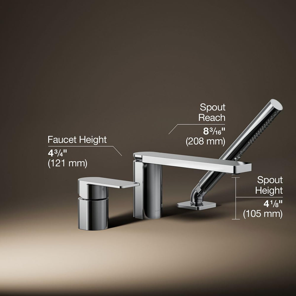Open Box - Kohler K-23488-4-CP - Roman Tub Faucet