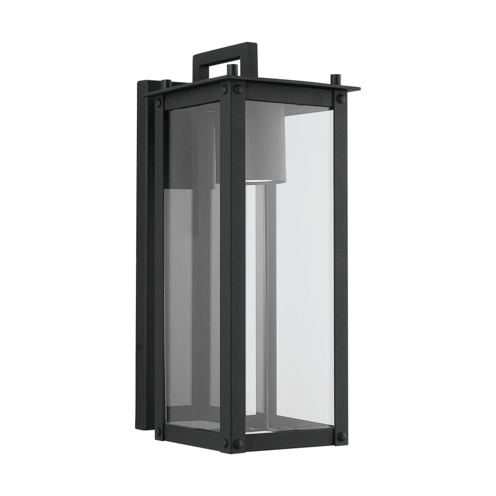 Open Box - Capital Lighting 934611BK-GL - Wall Sconces Outdoor Lighting