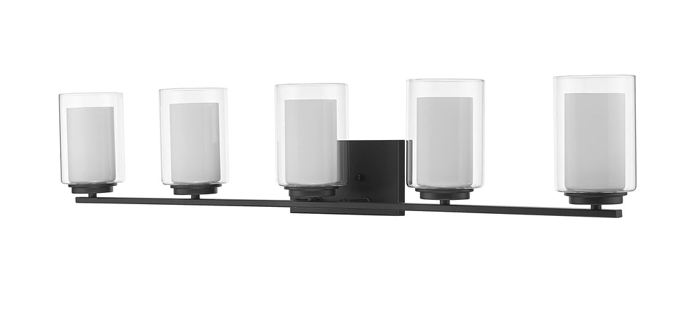 Open Box - Z-Lite 426-5V-BN Willow 5 Light Bathroom Vanity Fixture