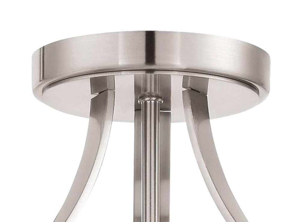 Open Box - Minka Lavery 3307-84 3 Light Semi-Flush Ceiling Fixture from the Poleis Collection