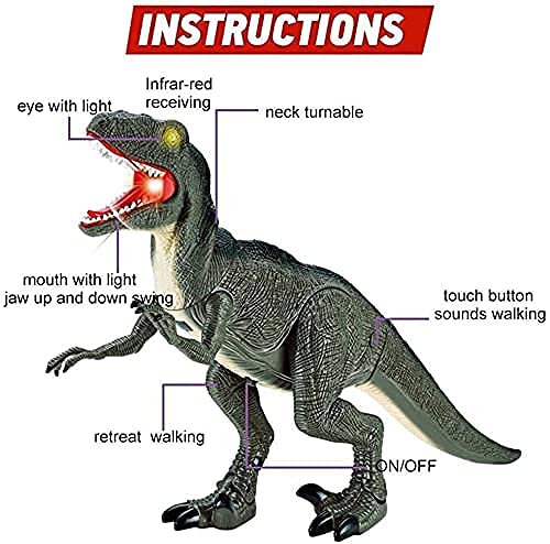 New - Contixo DR2 Velociraptor RC Dinosaur