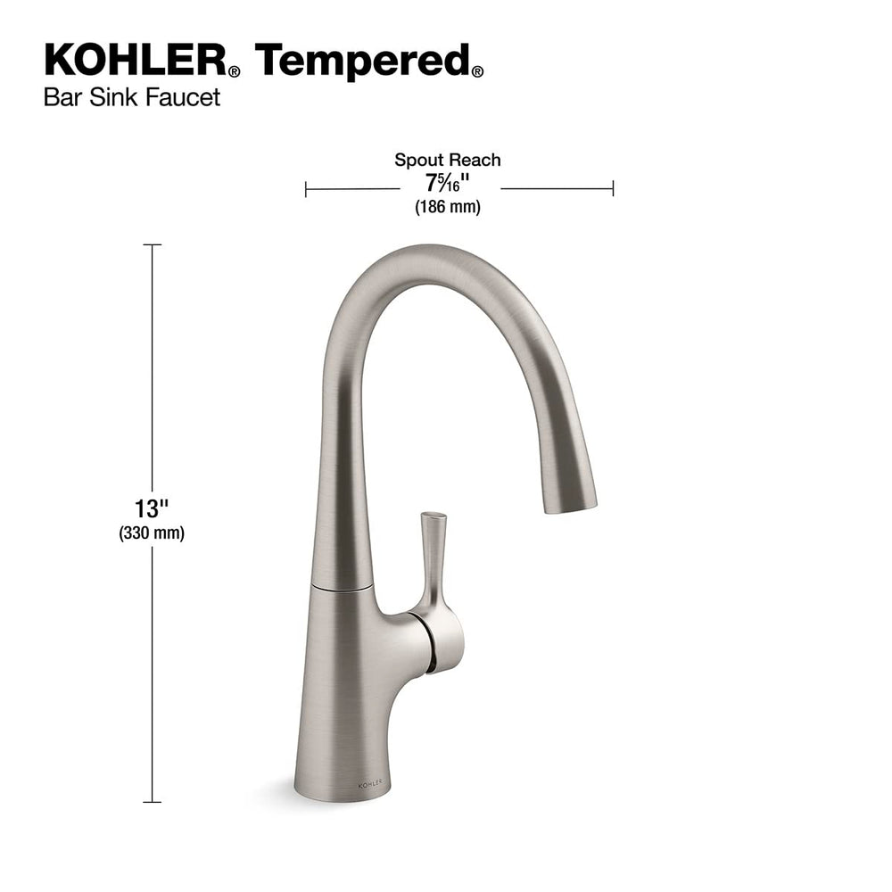 Open Box - Kohler K-24663-2MB - Bar Faucet