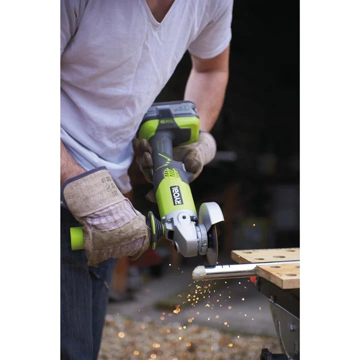 Used - RYOBI ONE+ 18V Cordless 4-1/2 in. Angle Grinder (Tool Only)