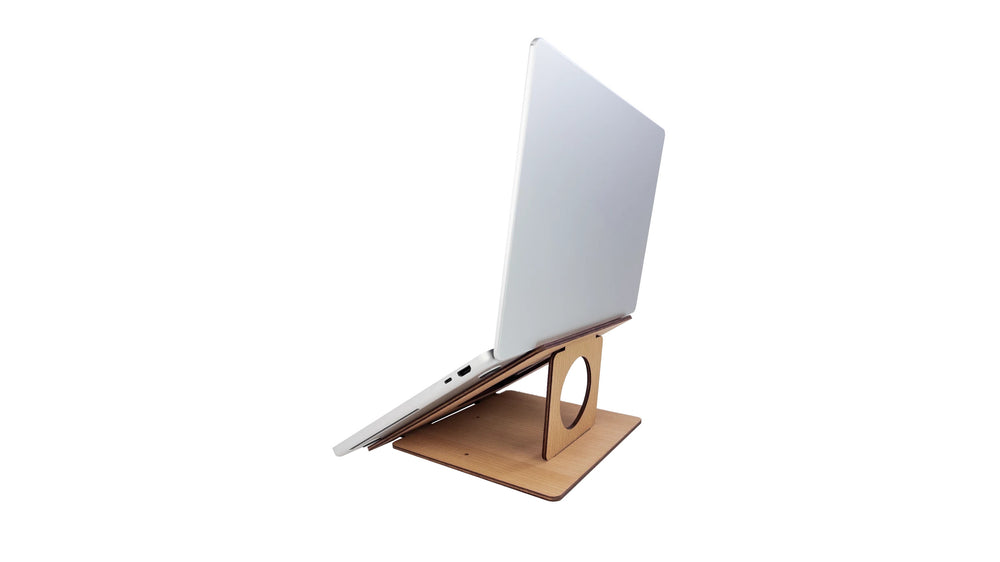 Refurbished - Logi Wooden Laptop Stand