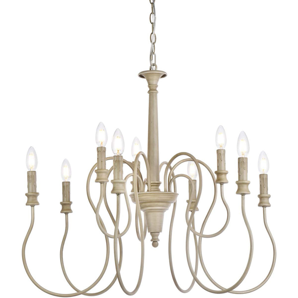 Open Box - Elegant Lighting LD7045D30WD - Chandeliers Indoor Lighting