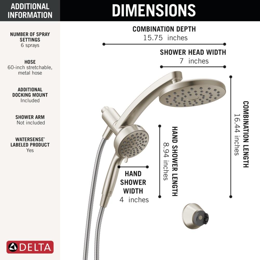 Open Box - Delta 75649SN - Shower Heads Showers