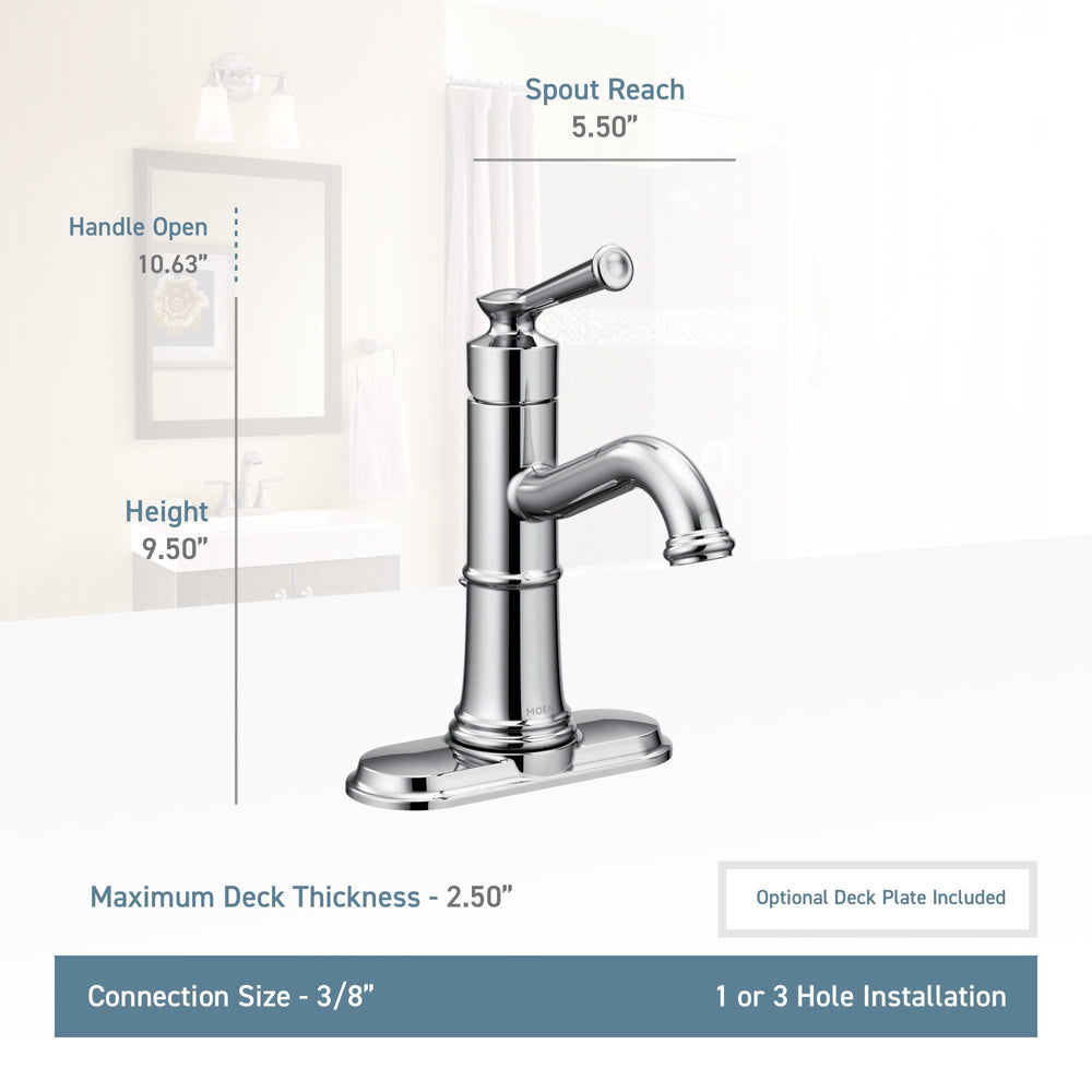 Open Box - Moen 6402NL - Bathroom Sink Faucets Faucet