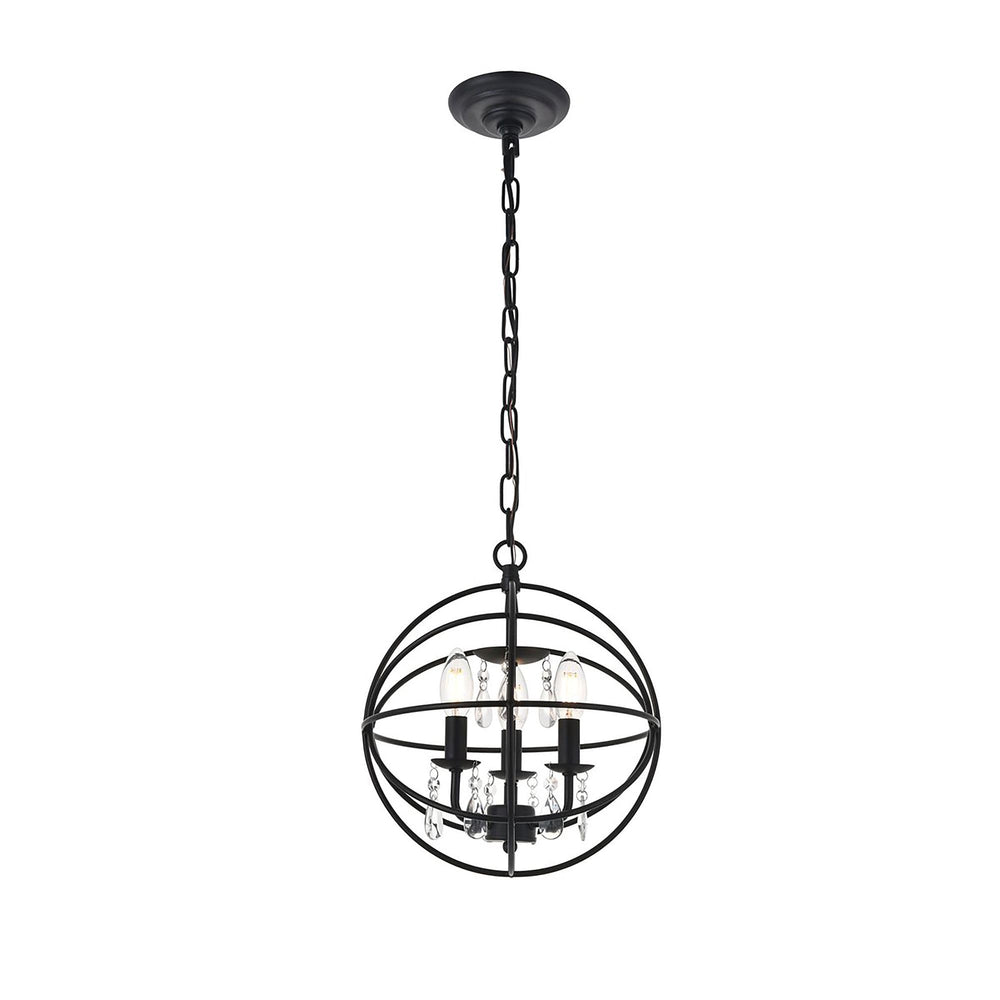 Open Box - Elegant Lighting LD5055D12MB - Pendants Indoor Lighting