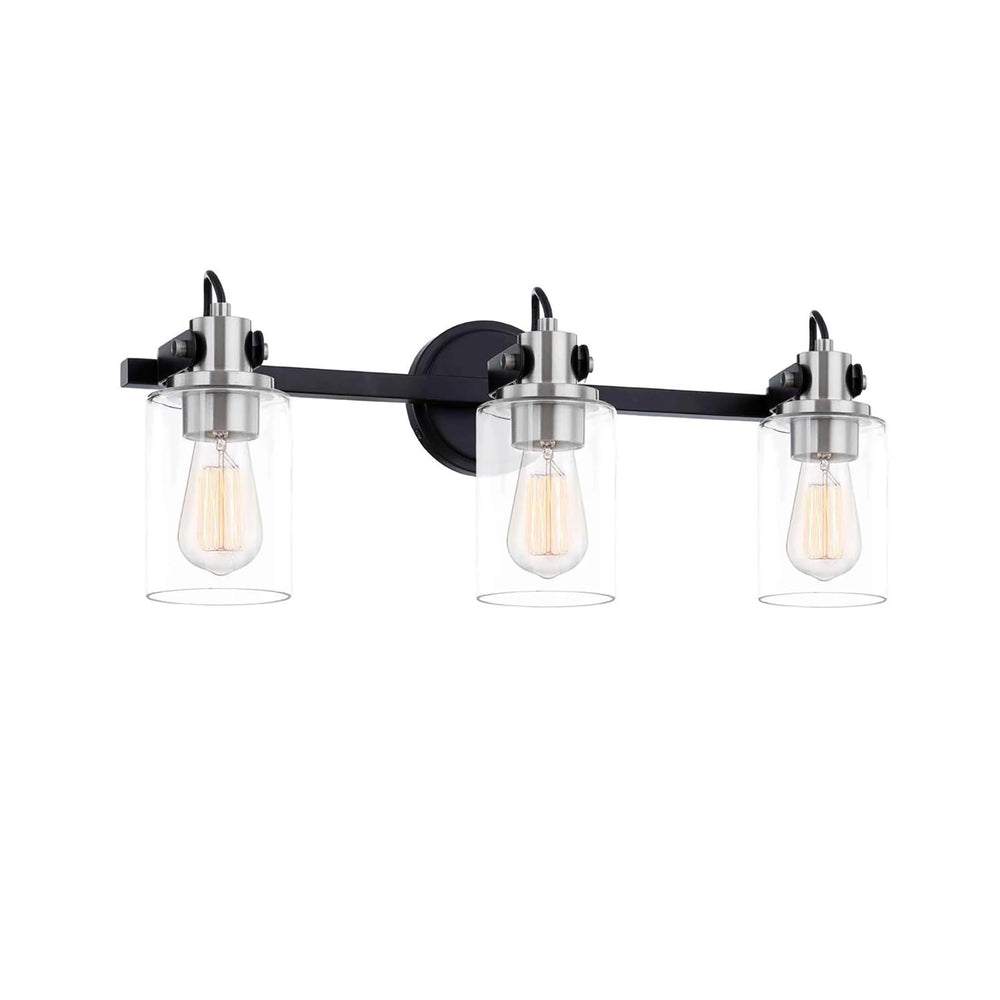 Open Box - Justice Design Group FSN-8193-CLER-MBNK - Bathroom Fixtures Indoor Lighting