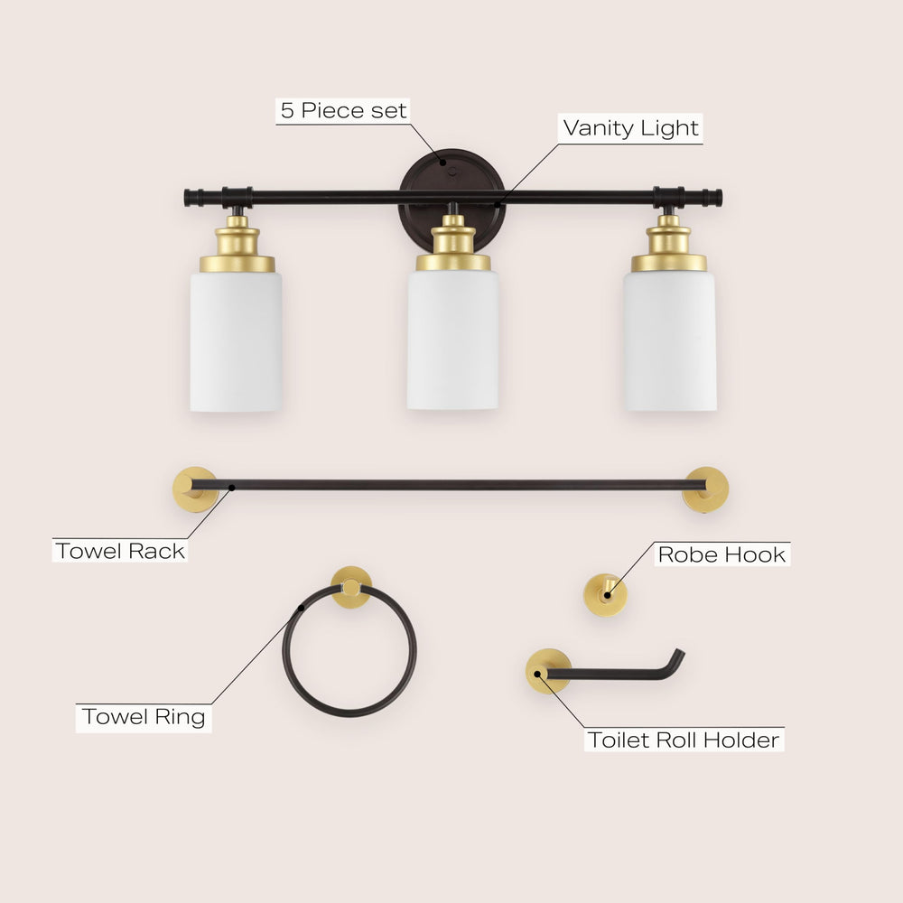 Open Box - JONATHAN Y Lighting JYL1503B - Bathroom Fixtures Indoor Lighting