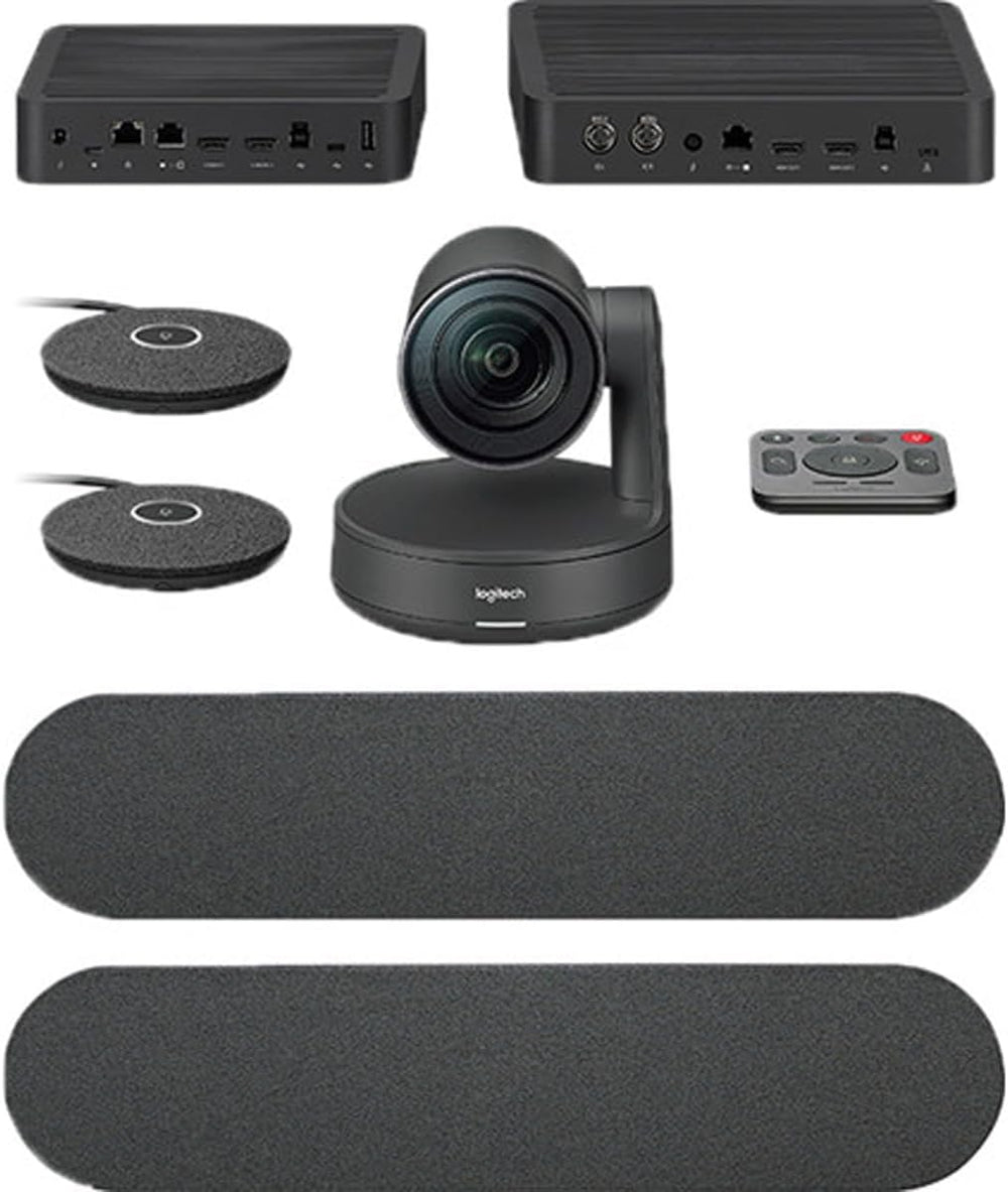 Refurbished - WEBCAM-Rally Plus modular video conferencing system-BLACK-USB-PLUGB-WW-9004-USA/MEX/CAN