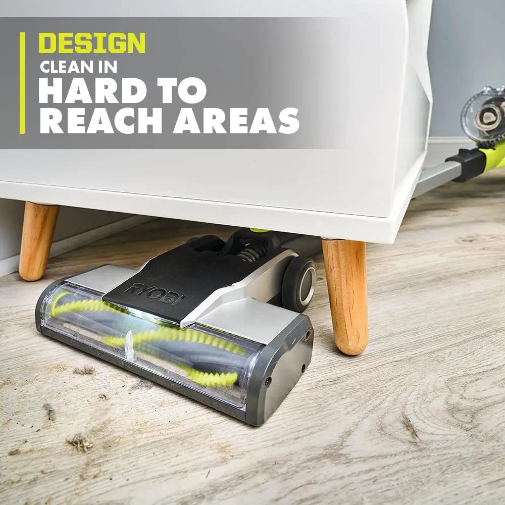 Used - RYOBI ONE+ 18V Cordless Stick Vacuum Cleaner Kit with 4.0 Ah Battery and Charger
