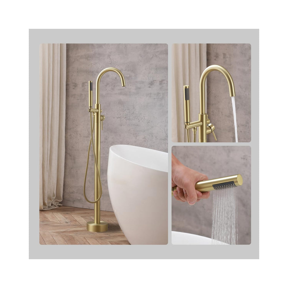 Open Box - Elegant Lighting FAT-8001BGD - Tub Filler Faucet
