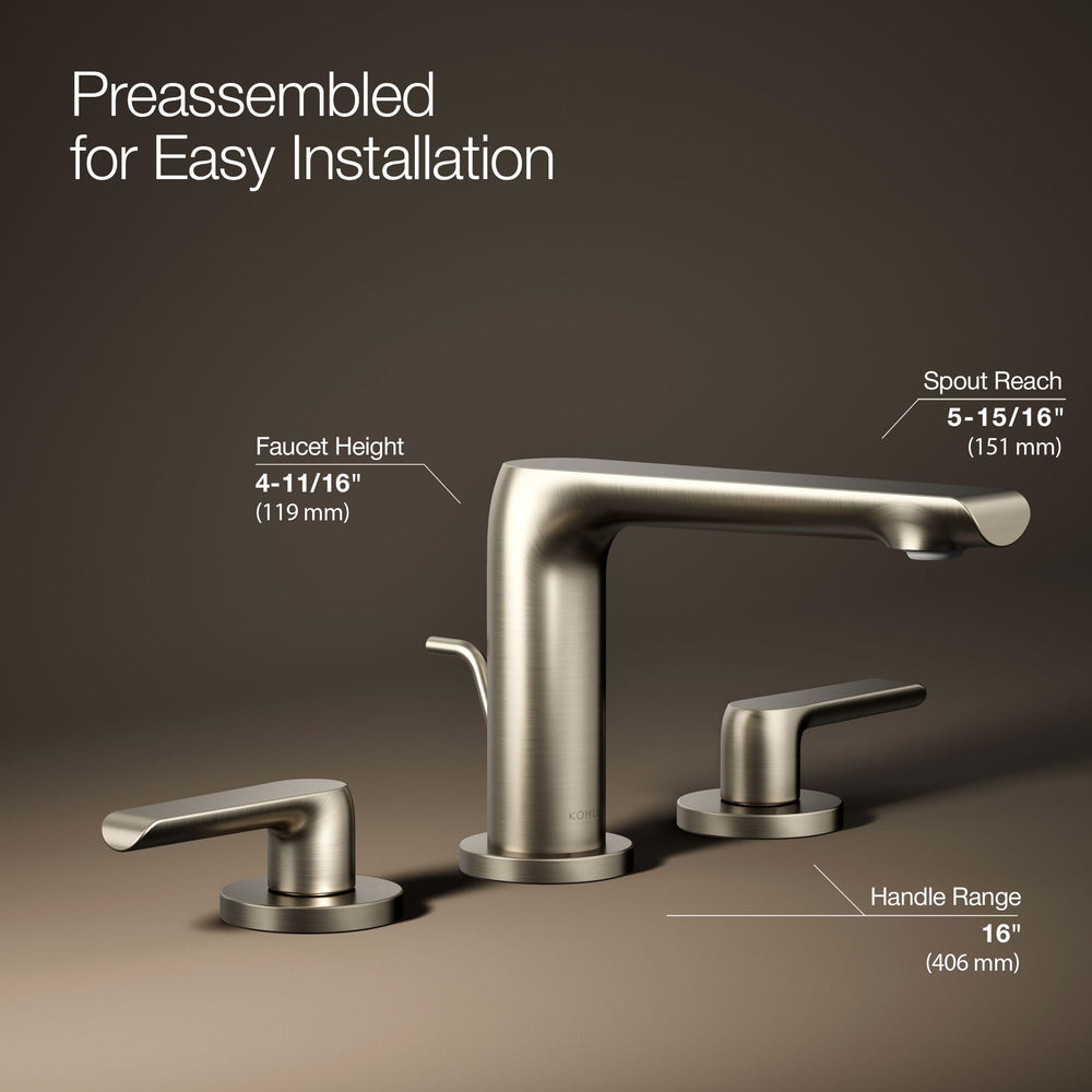 Open Box - Kohler K-97352-4-BN - Bathroom Sink Faucets Faucet