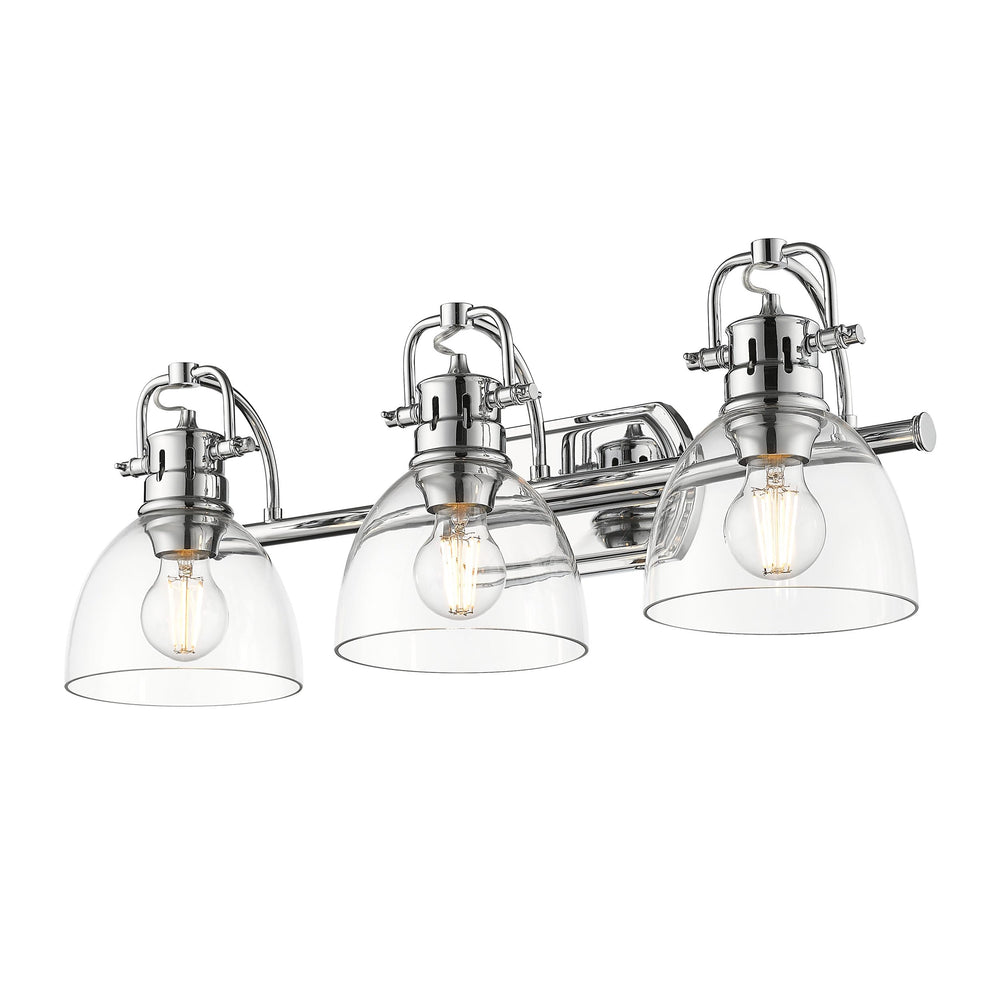 Open Box - Golden Lighting 3602-BA3 CH-CLR - Bathroom Fixtures Indoor Lighting