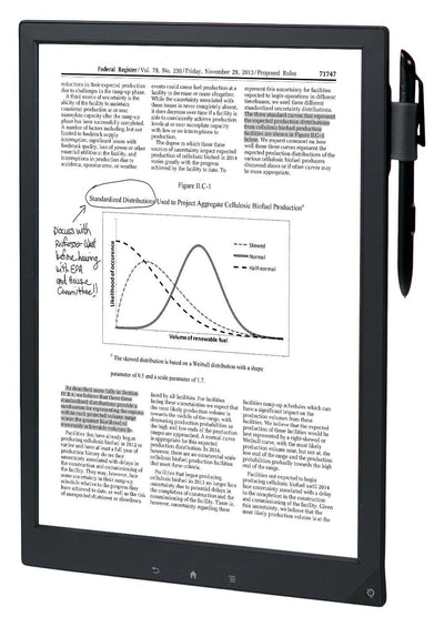 New - Sony DPT-S1 13.3" Digital Paper System Ultra-Thin E-Ink Reader Notepad