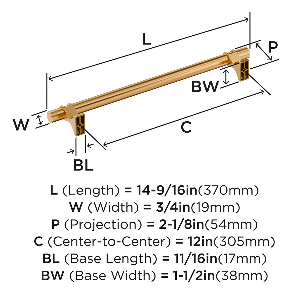 Open Box - Amerock BP36697CZ - Pulls Cabinet Hardware