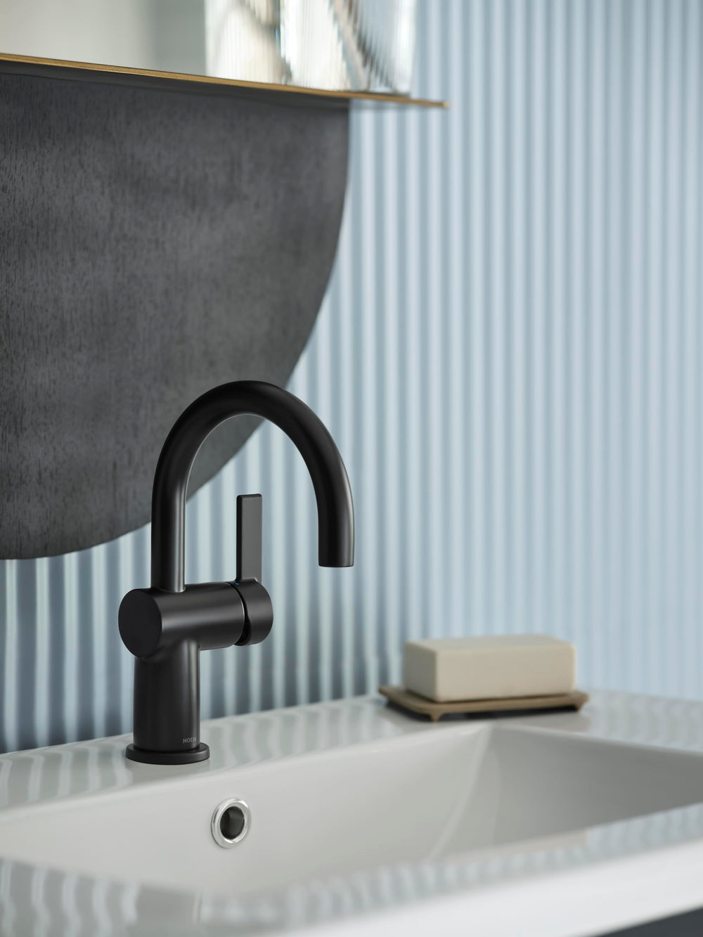 Open Box - Moen 6221EWBL - Bathroom Sink Faucets Faucet