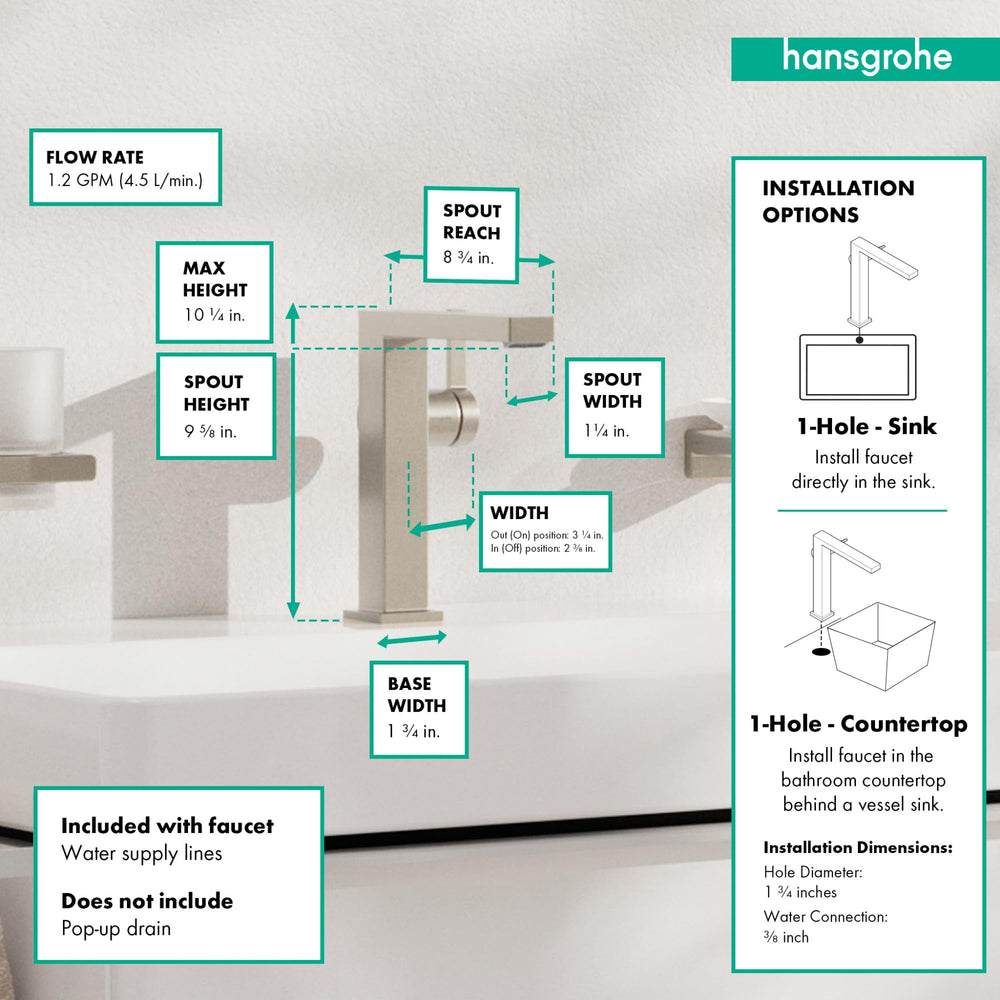 Open Box - Hansgrohe 73072821 - Bathroom Sink Faucets Faucet