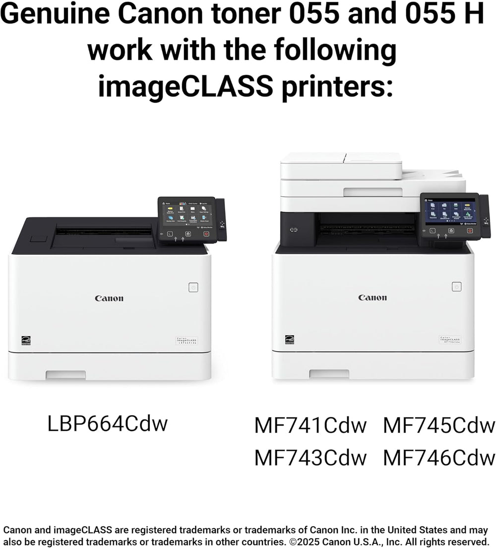 Used - CANON 055 HY BLACK TONER CART 013803309355