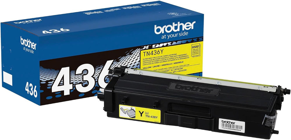 Used - Brother Printer TN436Y Super High Yield Toner- , Yellow