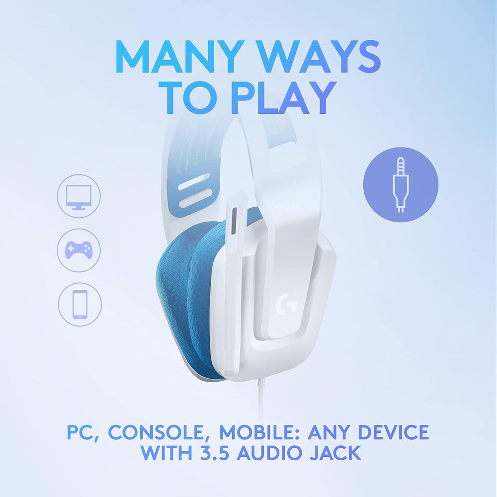 Refurbished - HEADSET PC-G535 LIGHTSPEED Wireless Gaming Headset-WHITE-2.4GHZ-WM SKU 981-001029