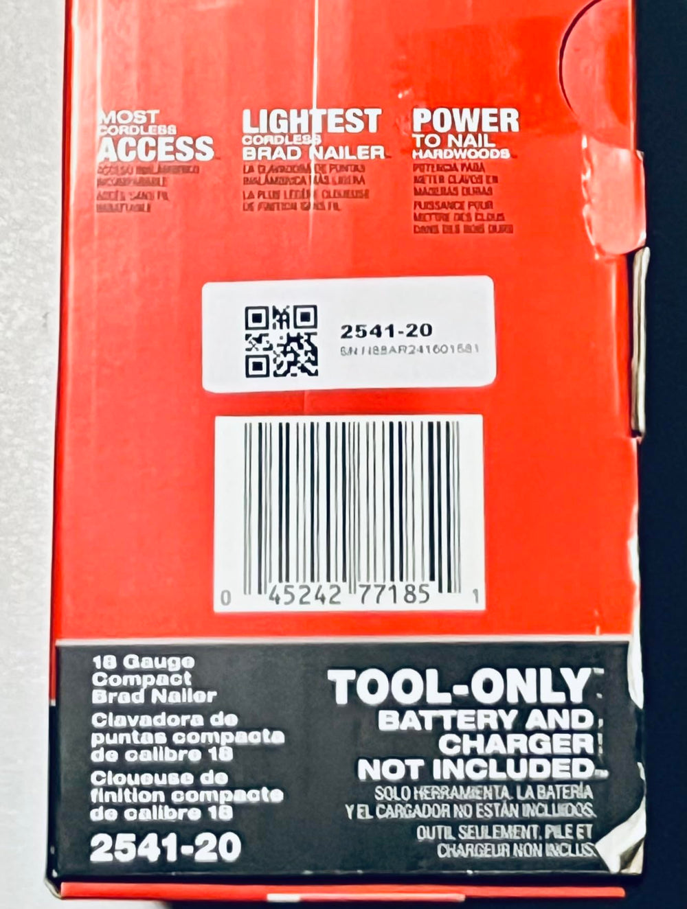 Used - M12 FUEL 12-Volt Lithium-Ion Brushless Cordless 18-Guage Compact Brad Nailer (Tool Only)