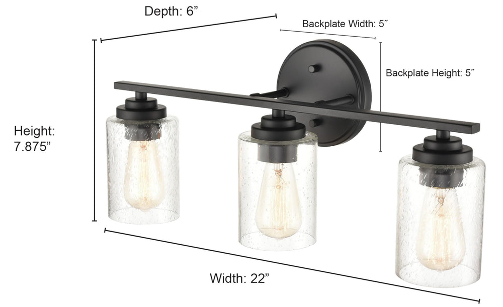 Open Box - Millennium Lighting 3683-MB - Bathroom Fixtures Indoor Lighting