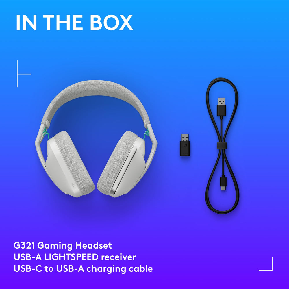 Refurbished - HEADSET PC-G321 LIGHTSPEED-WHITE-2.4GHZ/BT-N/A-AMR-403