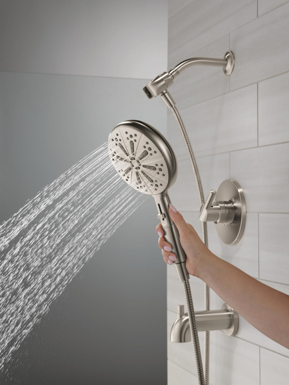 Open Box - Delta 144749-SS-HS - Tub and Shower Showers