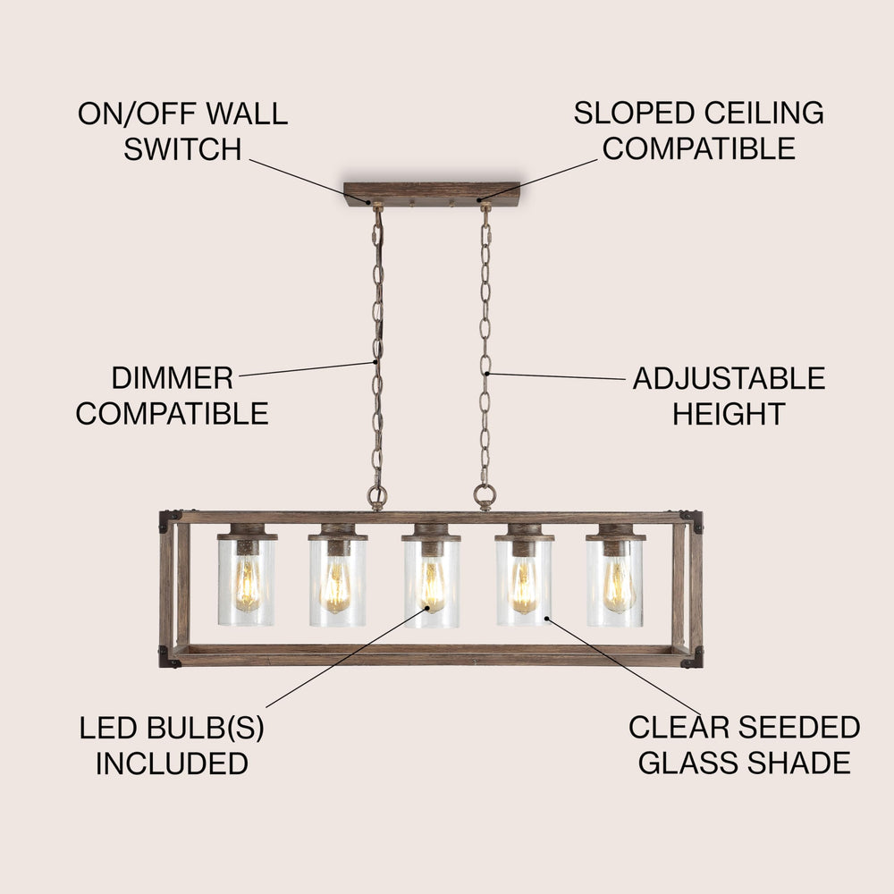 Open Box - JONATHAN Y Lighting JYL7478A - Chandeliers Indoor Lighting