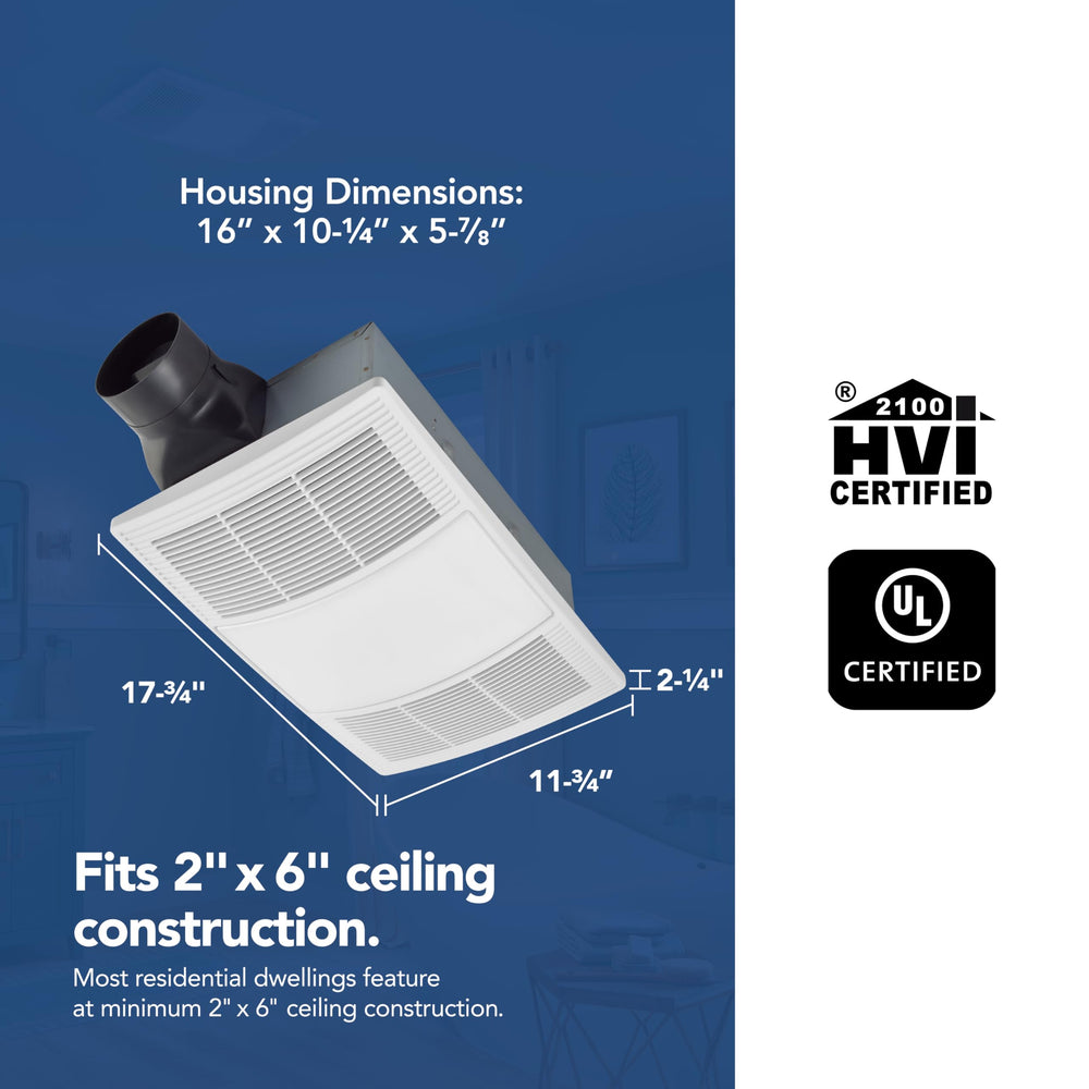 Open Box - Broan BHF110 - Exhaust Fans Ventilation