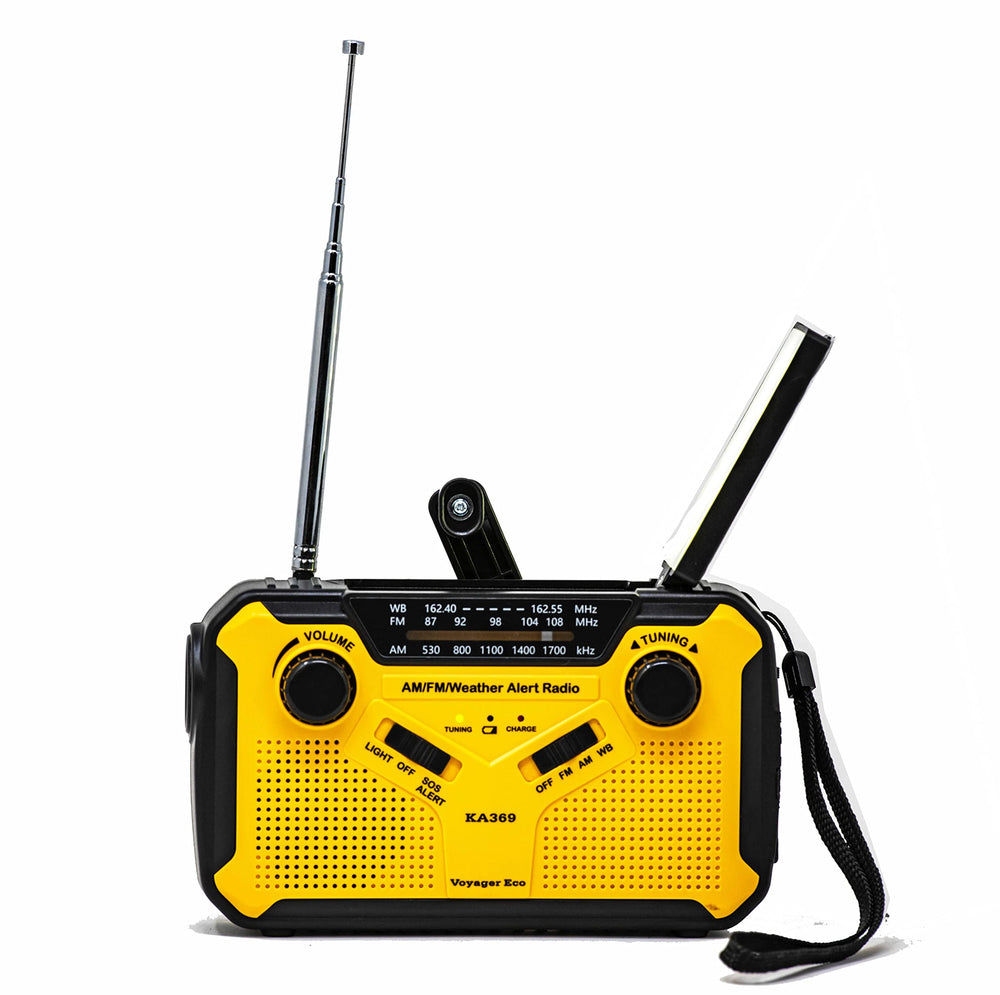 New - Kaito Voyager Am/fm/sw Radio - Yellow, 17 Height