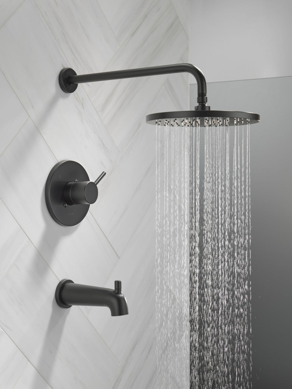 Open Box - Delta T14469-CZ-PP - Tub and Shower Showers