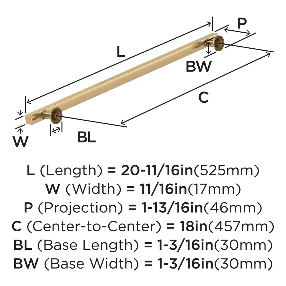 Open Box - Amerock BP37111CZ - Pulls Cabinet Hardware