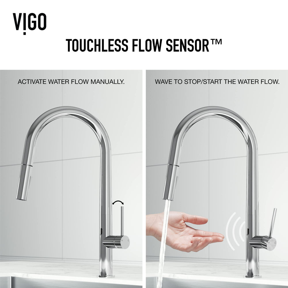 Open Box - Vigo VG02029CHS - Kitchen Faucet