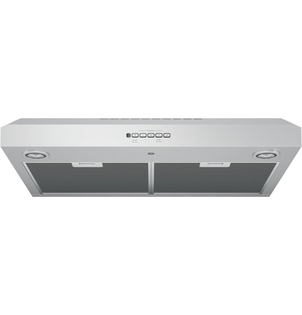 Open Box - GE JVX5300SJSS 300 CFM 30 Inch Wide Under Cabinet Range Hood with Auto Shut Off