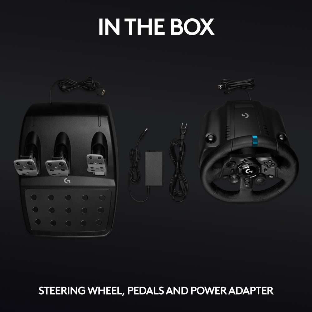 Refurbished - G923 Racing Wheel and Pedals for PS5 PS4 and PC-USB-PLUGA-N 941-000147
