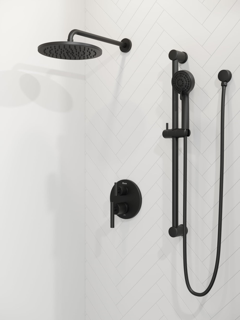 Open Box - Pfister R89-SNCB - Diverter Trims Showers