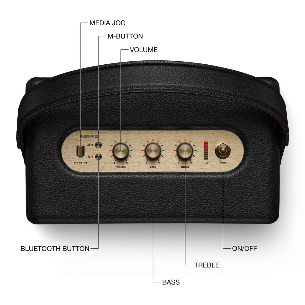 Refurbished - Kilburn III�Bluetooth Speaker Black and Brass