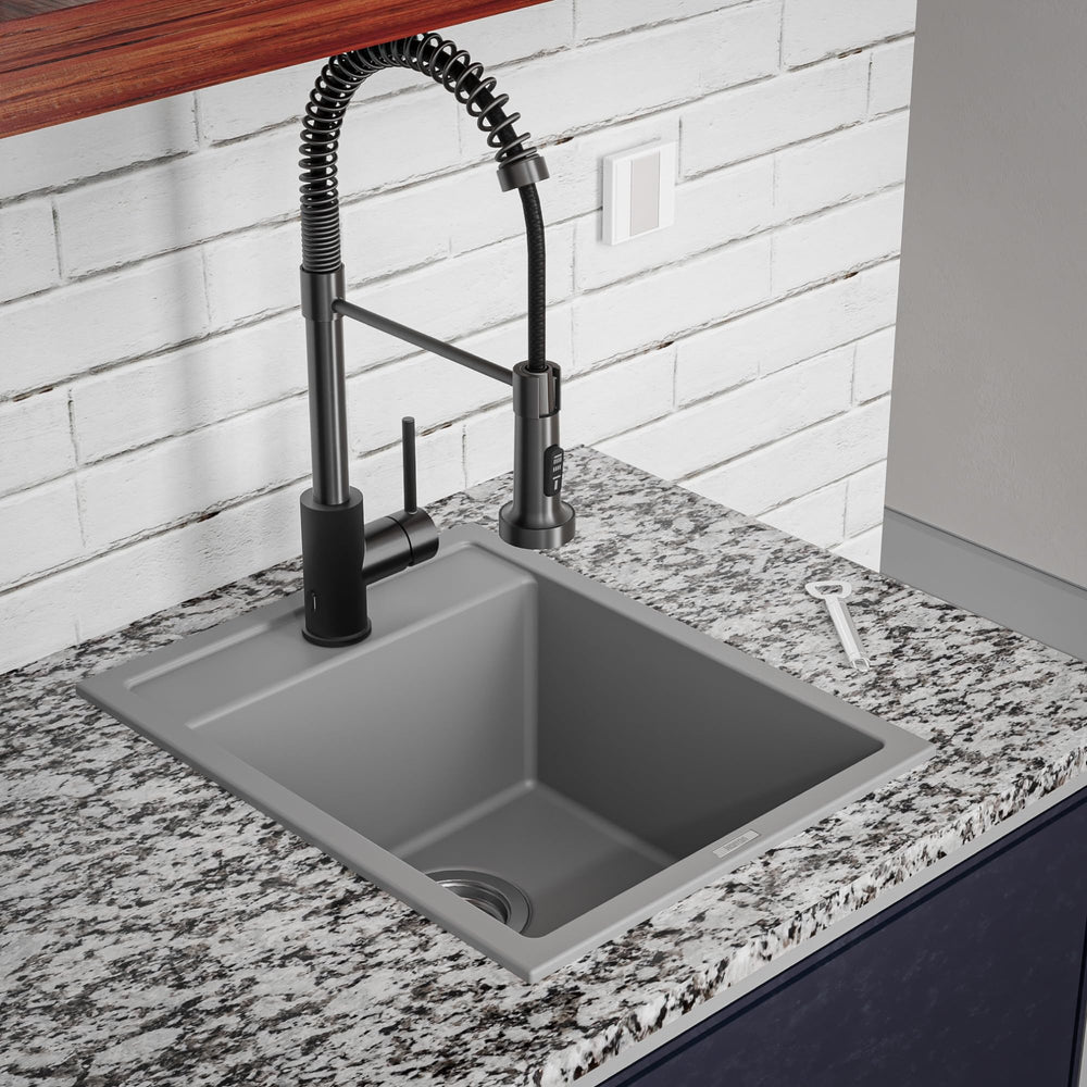 Open Box - Karran USA QT-825-GR - Kitchen Sinks Sinks