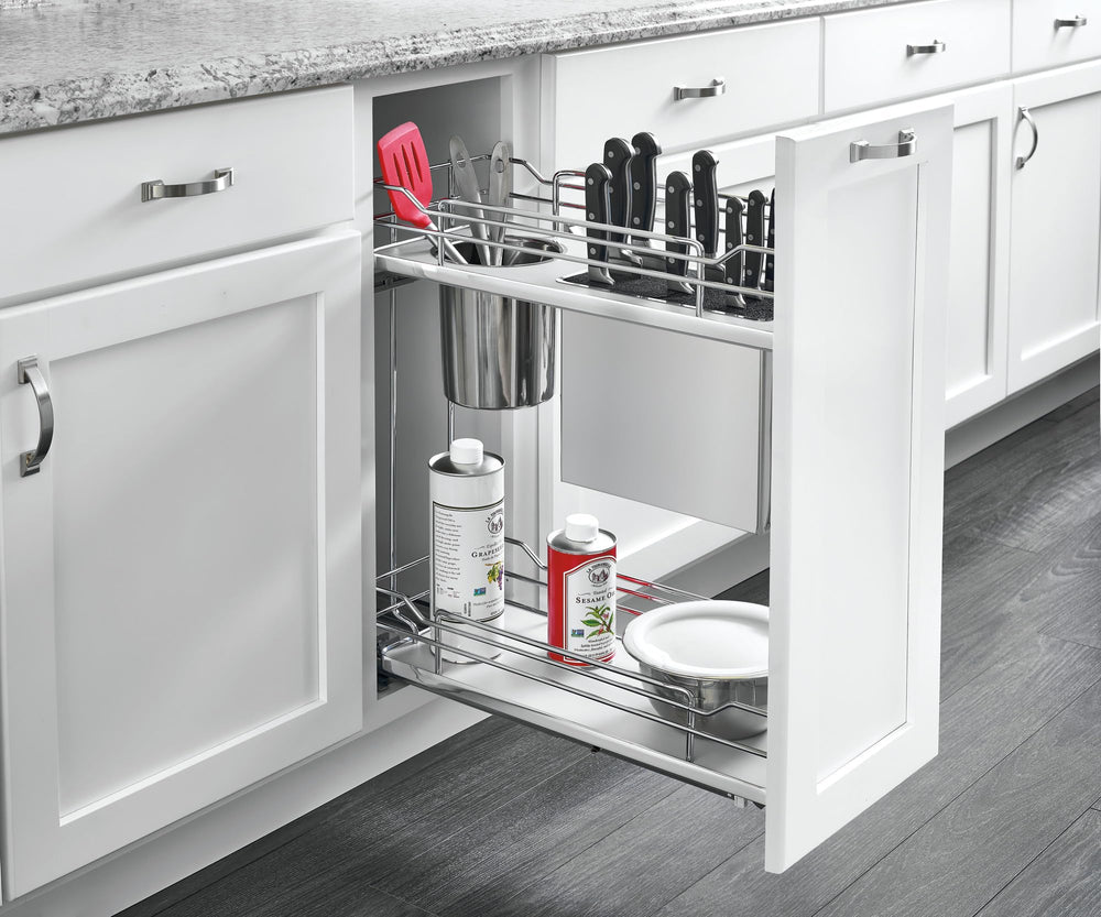 Open Box - Rev-A-Shelf 5322KB-BCSC-6-GR - Cabinet and Kitchen Organizers