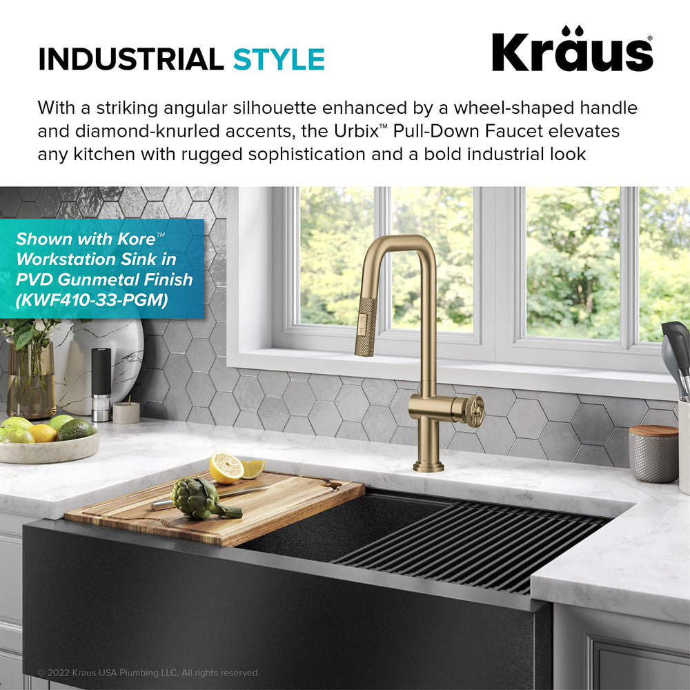 Open Box - Kraus KPF-3126BG - Kitchen Faucet