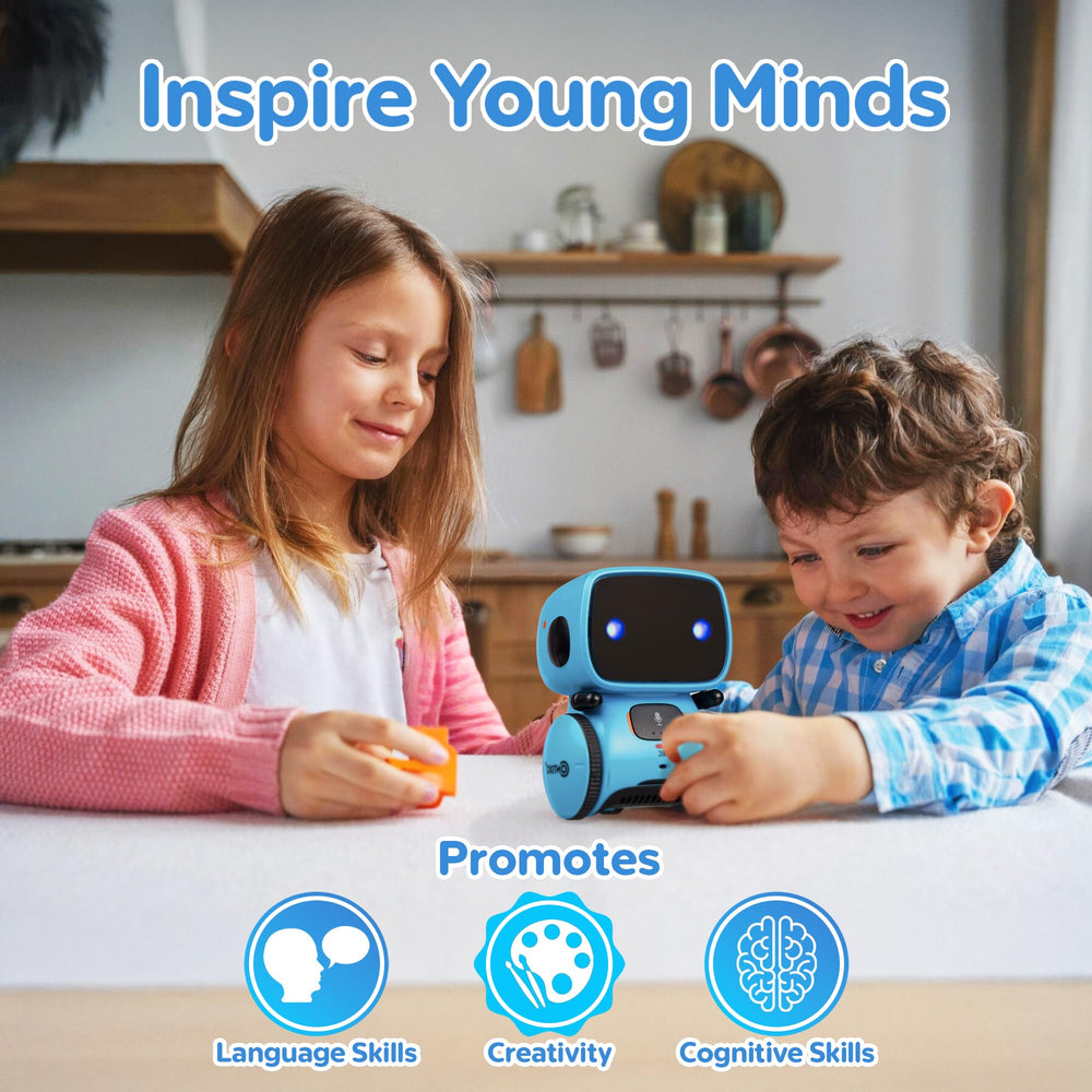 New - Contixo R1 Blue Robot Toy For Kids Ages 2+