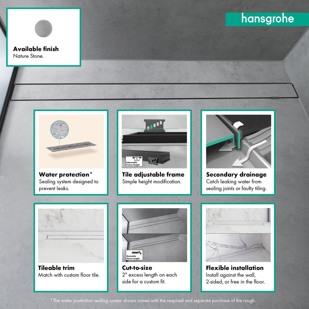 Open Box - Hansgrohe 56033001 - Shower Drains Showers