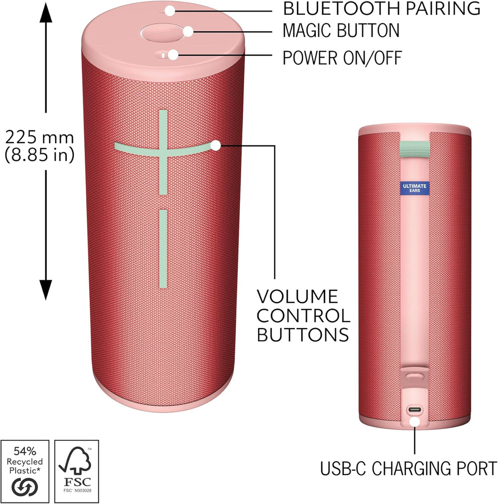 Refurbished - MEGABOOM 4 - Raspberry Red